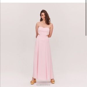 Fame and partners backless pink starlet dress pink